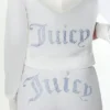 Technicolor Customizable Big Bling Velour Hoodie