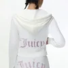 Technicolor Customizable Big Bling Velour Hoodie