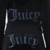 Technicolor Customizable Big Bling Velour Hoodie