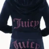 Technicolor Customizable Big Bling Velour Hoodie