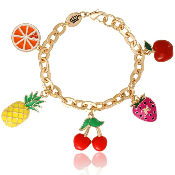 Tropical Fruit Charm Bracelet Tropical Fruit Charm Bracelet