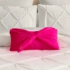 Velvet Bow Decorative Pillow