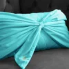 Velvet Bow Decorative Pillow