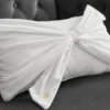 Velvet Bow Decorative Pillow