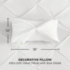 Velvet Bow Decorative Pillow