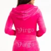 Virgo Customizable Big Bling Velour Hoodie